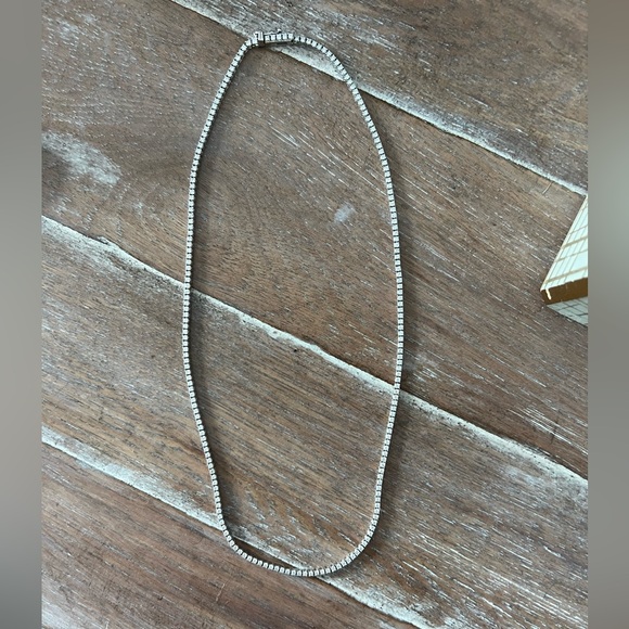 14kt White Gold Diamond Tennis Necklace 3.3ct - Picture 5 of 16